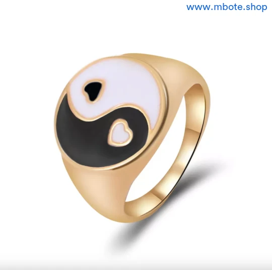 Bague Yin Yang Gossip pou