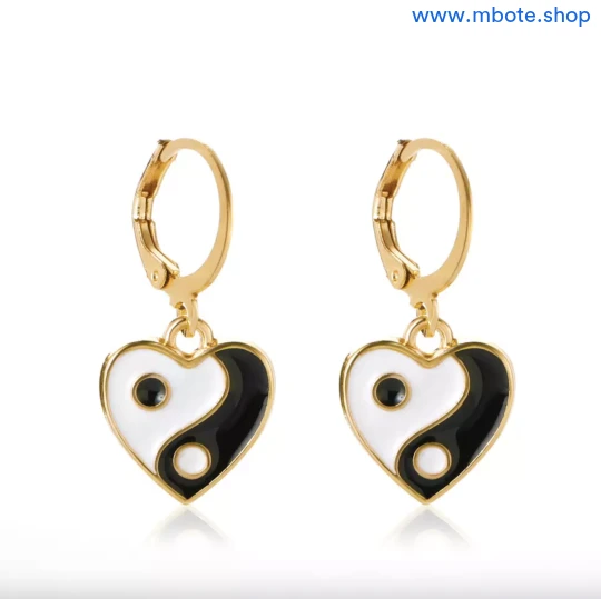 Boucles d'oreille Yin Yan