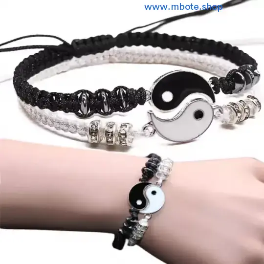 Bracelets Yin Yang 2 en 1