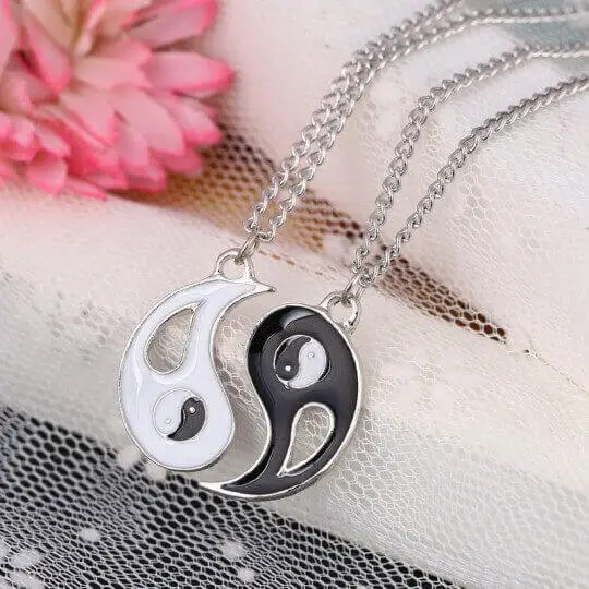 Colier Yin-Yang (2 en 1)