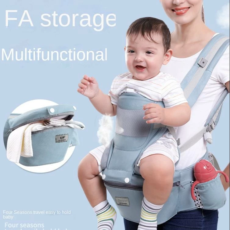 Porte-bébé pliable et confortable en tissu Oxford imperméable – Confort & Sécurité