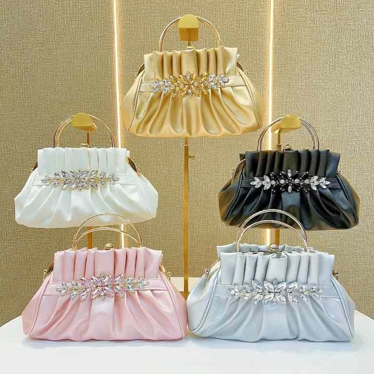 Sac à main élégant avec strass - pochette de soirée