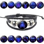 Bracelet horoscope - signe du zodiaque - en cuir sur MboteShop