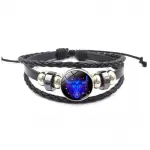 Bracelet horoscope - signe du zodiaque - en cuir sur Mbote Shop