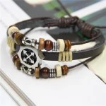 Bracelet vintage punk rock - croix sur MboteShop