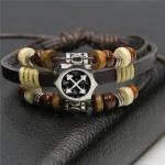 Bracelet vintage punk rock - croix sur Mbote Shop