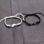 Bracelets Yin Yang 2 en 1 - L'Amitié - L'Amour sur Mbote Shop