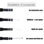 Caméra Otoscope visuel HD - 3 en 1 USB type C - endoscope oreilles. - Vue 4