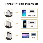Caméra Otoscope visuel HD - 3 en 1 USB type C - endoscope oreilles. - Vue 5