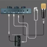 Carte son V8 pour microphone à condensateur professionnel BM800 sur Mbote Shop