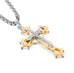 Collier Croix en 3D - Plusieurs couleurs sur MboteShop