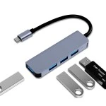 Hub Type-C vers USB 4 ports USB 3.0 et USB 2.0 sur MboteShop