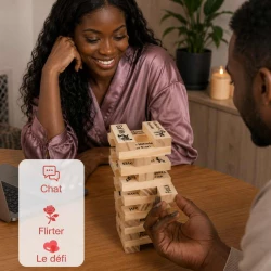 Jeu de Tour de Blocs Coquins pour Couples - 48 pièces - Jeu pour adultes - Lust Tower sur MboteShop