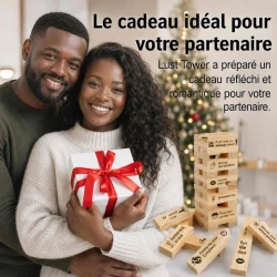 Jeu de Tour de Blocs Coquins pour Couples - 48 pièces - Jeu pour adultes - Lust Tower - Vue 2