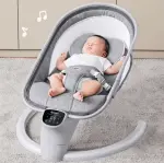 Lit balançoire pour bébé - Balançoire électrique musicale pour nouveau-née - avec moustiquaire - balance pour bébé sur MboteShop