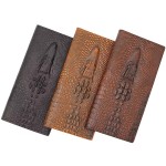 Portefeuille Crocodile en Cuir – Élégance Italienne & Durabilité sur Mbote Shop