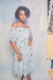 Robe d’été fleurie - Frip premier choix sur Mbote Shop