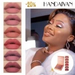 Rouge à lèvres liquide mat HANDAIYAN -  imperméable - de 6 couleurs. sur Mbote Shop