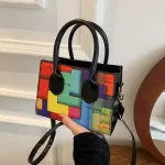 Sac à main bandoulière COULEURS du PRINTEMPS, simple et décontracté sur Mbote Shop