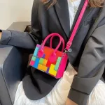 Sac à main bandoulière COULEURS du PRINTEMPS, simple et décontracté sur Mbote Shop