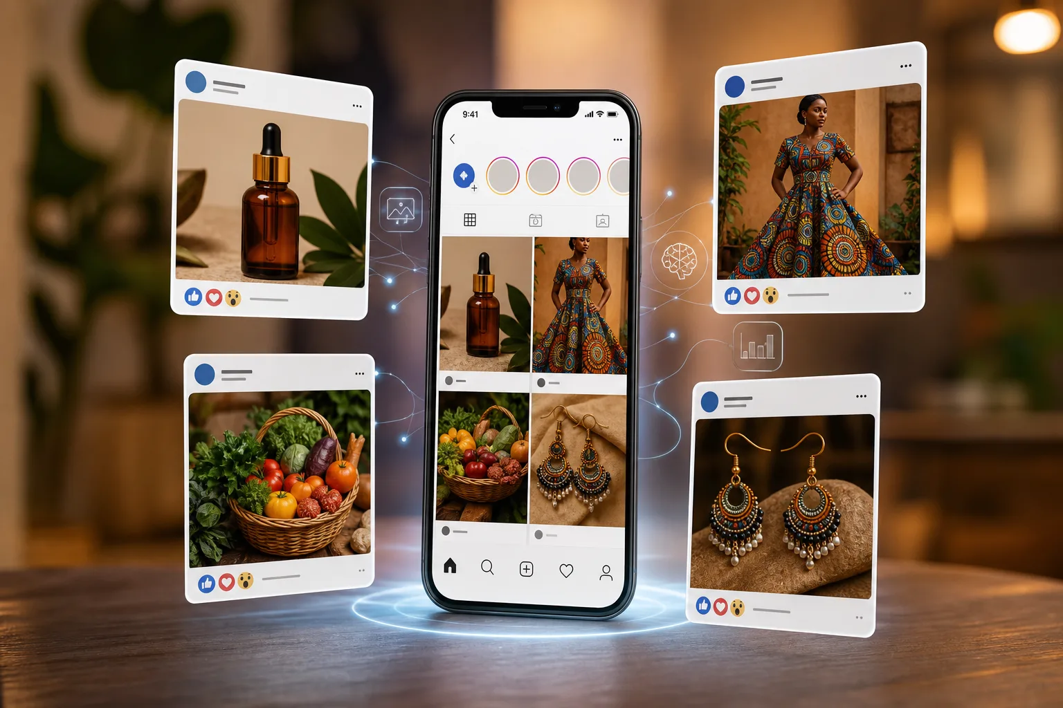 Contenus publicitaires pour les réseaux sociaux