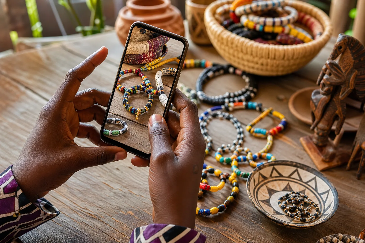 Photographier un produit ou décrire une compétence
